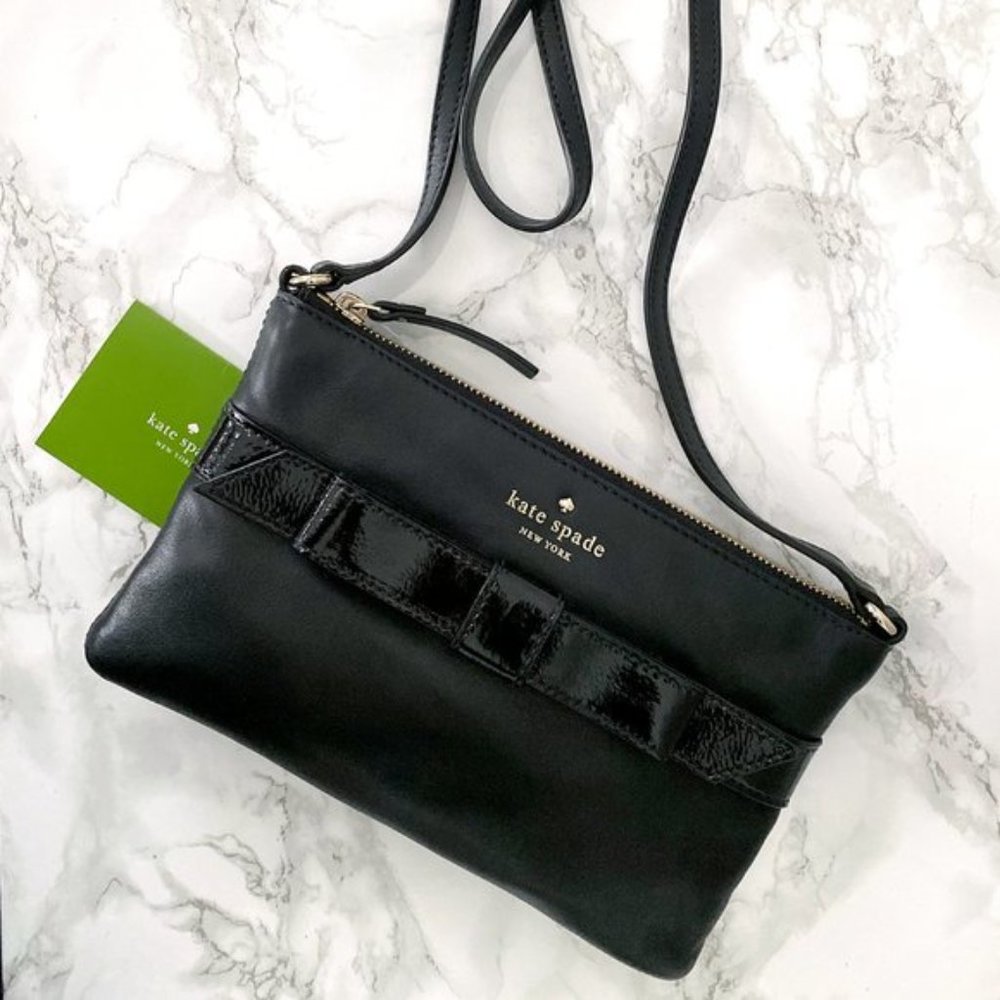 Kate Spade Janelle Crossbody w/ patent leather bow